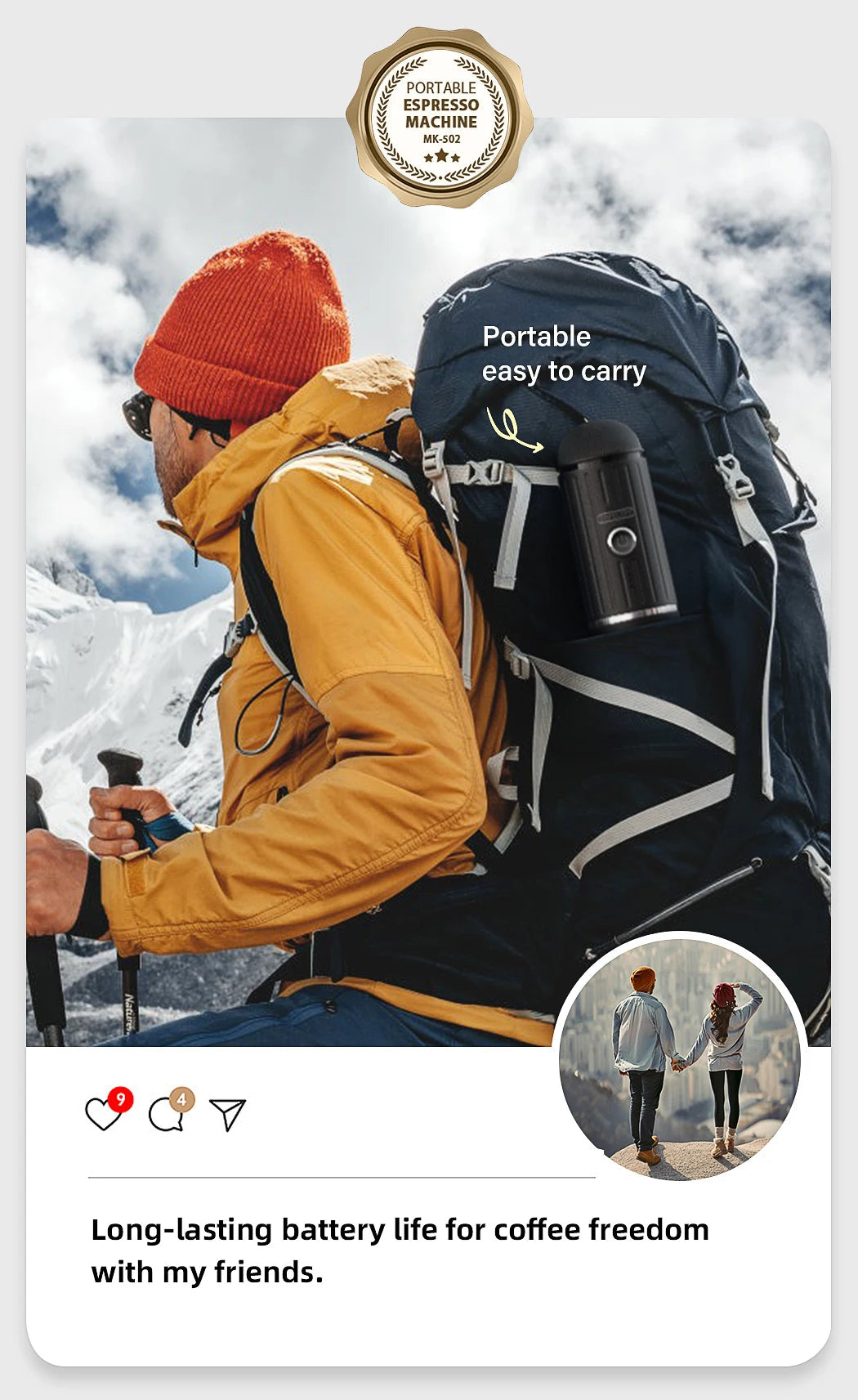 Cafetière Nomade Premium - Votre Rituel Bien-être Partout COSMOS SHOP
