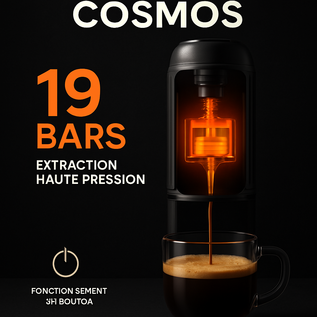 Cafetière Nomade Premium - Votre Rituel Bien-être Partout COSMOS SHOP