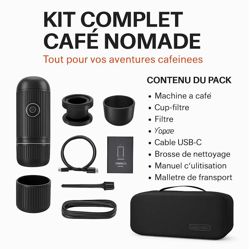 Cafetière Nomade Premium - Votre Rituel Bien-être Partout COSMOS SHOP
